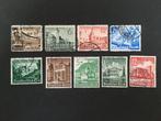 Serie postzegels Duitse rijk uitgave 1940, Timbres & Monnaies, Timbres | Europe | Allemagne, Empire allemand, Affranchi, Envoi