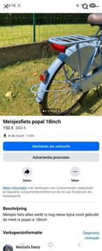 Meisjesfiets, Ophalen of Verzenden, Zo goed als nieuw