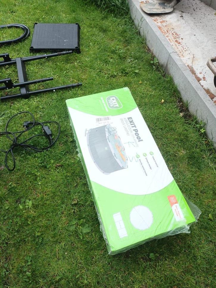 ZWEMBAD EXIT TOYS 360X122cm + warmtepomp, Tuin en Terras, Zwembaden, Zo goed als nieuw, Opzetzwembad, 120 cm of meer, 200 tot 400 cm