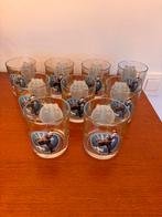 Set van 9 glazen van Kuifje /Tintin, Verzamelen, Ophalen of Verzenden, Zo goed als nieuw
