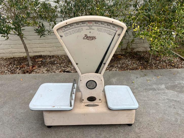 Vintage winkel weegschaal, Antiek en Kunst, Curiosa en Brocante, Ophalen