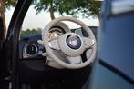 Fiat 500C 1.0 Dolcevita HYBRID, CarPlay/Airco/Cruise/Led/PDC, Auto's, Fiat, 4 zetels, Stof, Cabriolet, Zwart