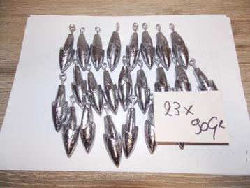 Pijlpunt lood  90 - 100 of 120 gram  beschikbaar voor biedingen