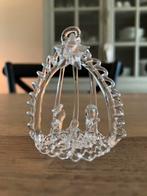 Set 3 handgeschilderde glazen kerststalhangers, Ophalen, Nieuw