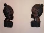 Set Congolese Afrikaanse beeldjes om aan muur te hangen, Antiek en Kunst, Ophalen
