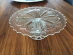 Vintage taarschotel, Huis en Inrichting, Keuken | Servies, Ophalen of Verzenden, Zo goed als nieuw, Glas