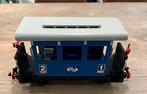 PLaymobil blauwe wagon 1980, Hobby en Vrije tijd, Modeltreinen | H0, Ophalen of Verzenden, Gebruikt, Wagon, Overige merken