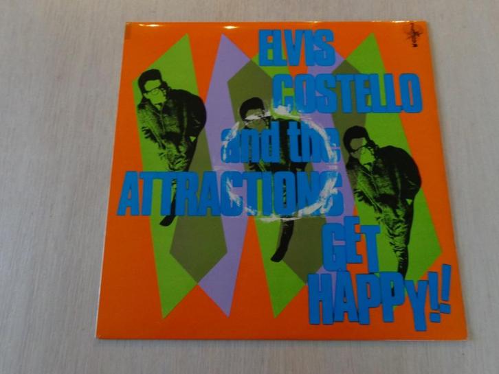 Elvis Costello & The Attractions – Get Happy!!, Cd's en Dvd's, Vinyl | Rock, Zo goed als nieuw, Overige genres, 12 inch, Ophalen of Verzenden