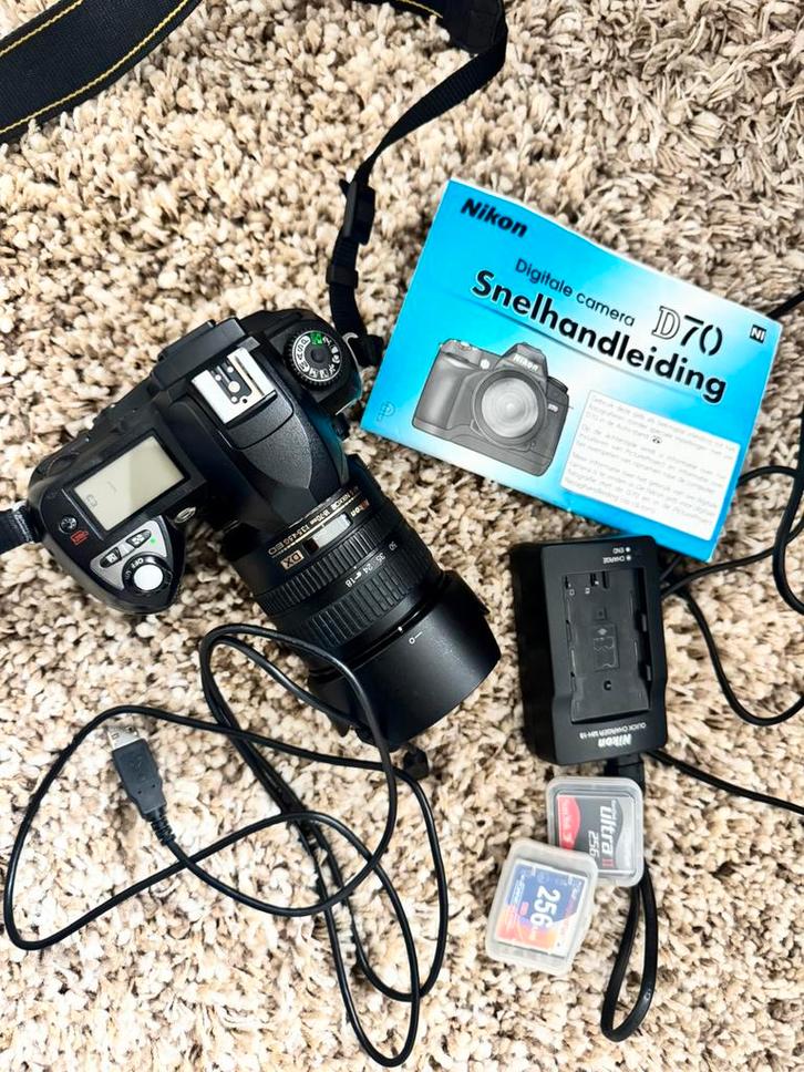 Nikon D70 Camera, TV, Hi-fi & Vidéo, Caméscopes analogiques, Caméra, Enlèvement