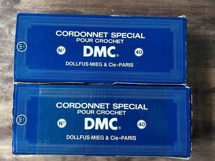 20 bolletjes ecru naturel DMC nr40, Hobby en Vrije tijd, Breien en Haken, Zo goed als nieuw, Ophalen of Verzenden