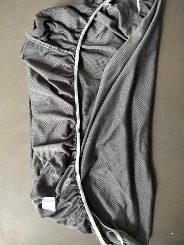 Aerosleep 3 hoeslakens grijs 120x60 beschikbaar voor biedingen