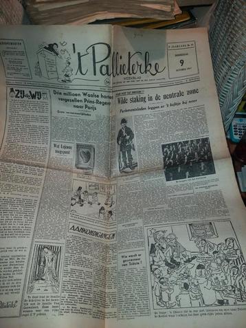 't Pallieterke 9 oktober 1947 beschikbaar voor biedingen