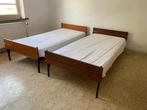 2 x enkel persoons bed, Gebruikt, 210 cm, Ophalen