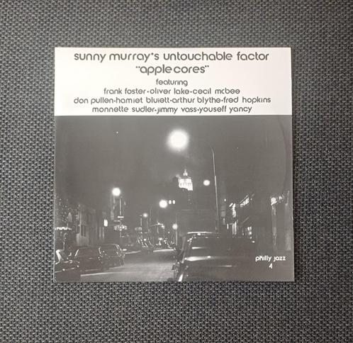 Sunny Murray's Untouchable Factor: Apple Cores (Philly Jazz), Cd's en Dvd's, Vinyl | Jazz en Blues, Zo goed als nieuw, Jazz, 1960 tot 1980