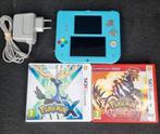 Nintendo 2ds Pokemon Sun & Moon (limited edition) - 3 Games, Ophalen of Verzenden, Zo goed als nieuw, 2DS