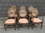 6 rotan stoelen., Huis en Inrichting, Stoelen, Vijf, Zes of meer stoelen, Riet of Rotan, Ophalen of Verzenden, Bruin