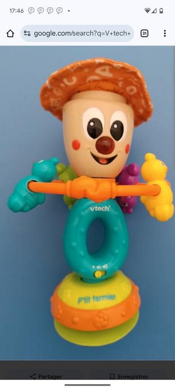 Petit fermier VTech avec ventouse, Enlèvement, Comme neuf