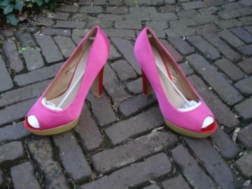 Gratis verzenden nieuwe roze luxe plateau hakken mt 40, Kleding | Dames, Schoenen, Nieuw, Schoenen met hoge hakken, Roze, Verzenden