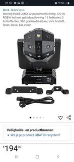 Led movinhead bol met ook lassers in, Ophalen, Zo goed als nieuw