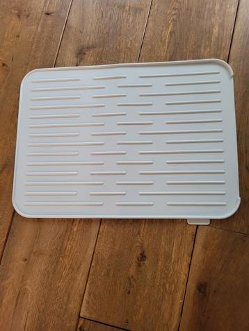 Keuken afdruipmat / droogrek, siliconen wit beschikbaar voor biedingen