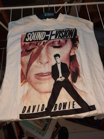 T-shirt original David Bowie Sound-Vision Tour XL NOUVEAU, Enlèvement ou Envoi, Comme neuf, Vêtements
