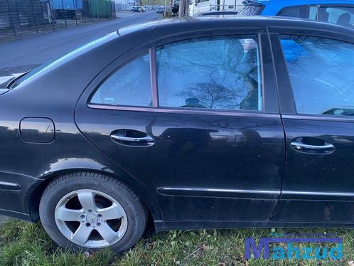 MERCEDES E-KLASSE W211 zwart rechts achter deur portier 2002, Auto-onderdelen, Carrosserie, Deur, Mercedes-Benz, Gebruikt, Ophalen
