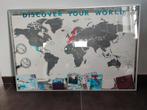Kader 92 x 62cm met wereldkaart, Huis en Inrichting, Ophalen