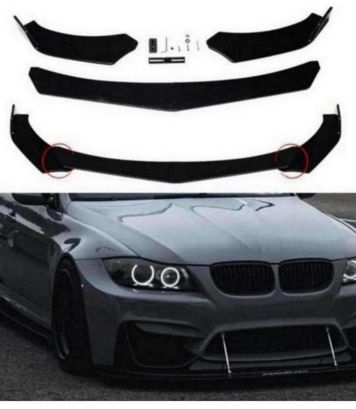 Bumperlip BMW Série 3, noir, E46, E90, E91, E93, F30, F31, Autos : Divers, Tuning & Styling, Enlèvement ou Envoi