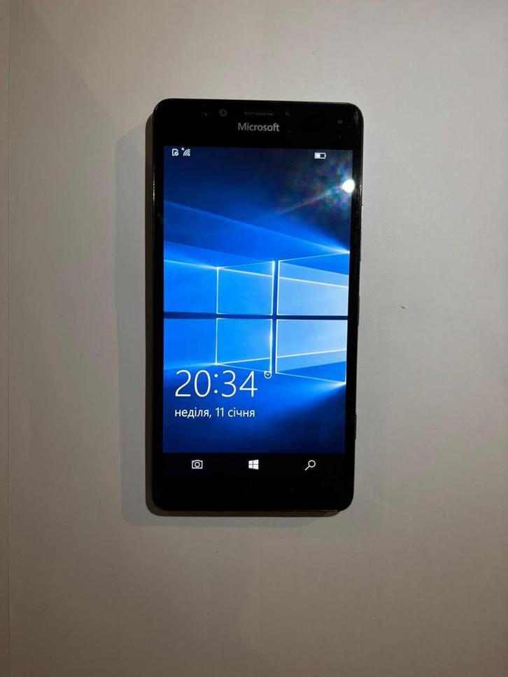 Microsoft Lumia 950 (Zwart), Telecommunicatie, Mobiele telefoons | Nokia, Zo goed als nieuw, Touchscreen, Zwart, Ophalen