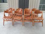 Egon Eiermann vintage folding chairs se18 60's plywood, Ophalen