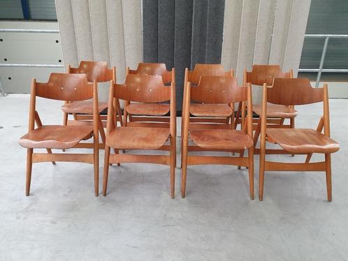 Egon Eiermann vintage folding chairs se18 60's plywood, Antiek en Kunst, Kunst | Designobjecten, Ophalen