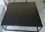 Table basse noir industrielle forme carré, Huis en Inrichting, Tafels | Salontafels, Ophalen, Gebruikt, 50 tot 100 cm, Industrielle