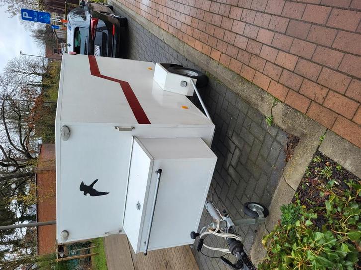 Aanhangwagen, laag gewicht met handige zijdeuren, Auto diversen, Aanhangers en Bagagewagens, Gebruikt, Ophalen