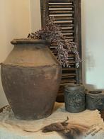 Oude stenen landelijke kruik, Ophalen, Gebruikt, Overige kleuren, Aardewerk of Porselein