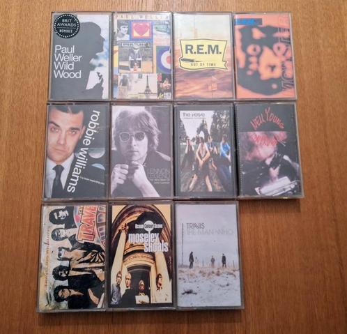 Lot van 11 muziekcassettes ( origineel , geen reissues ), CD & DVD, Cassettes audio, Utilisé, Originale, 2 à 25 cassettes audio