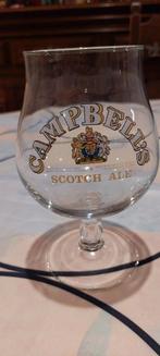 6 glazen Canpbells scotch ale, Comme neuf, Enlèvement ou Envoi