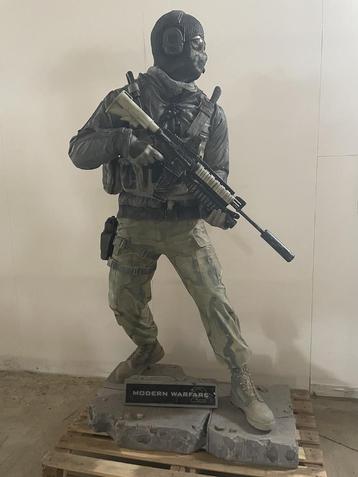 Call of Duty: Modern Warfare 2 Ghost Statue op ware grootte  beschikbaar voor biedingen
