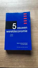 5 eeuwen wereldeconomie, Boeken, Economie, Management en Marketing, Houtman-De Smedt; Cuyvers, Verzenden, Zo goed als nieuw, Economie en Marketing