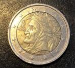 2 euromunt Dante Alighieri, 2 euro, Setje, Italië, Ophalen of Verzenden