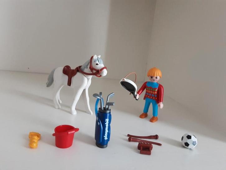 PLaymobil leuke set multisport - compleet, Kinderen en Baby's, Speelgoed | Playmobil, Zo goed als nieuw, Complete set, Verzenden