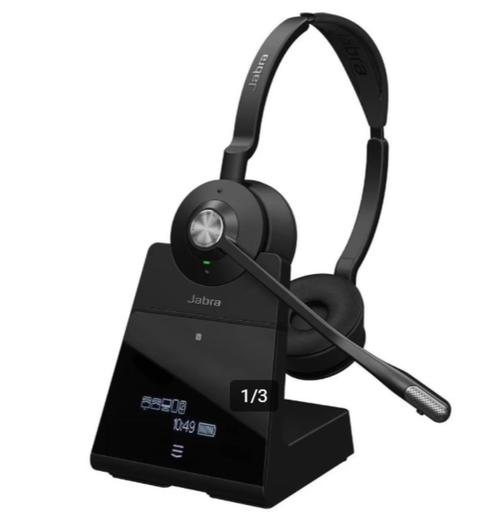 Jabra Engage 75 Stereo, Computers en Software, Headsets, Zo goed als nieuw, Over-ear, Draadloos, Ophalen of Verzenden