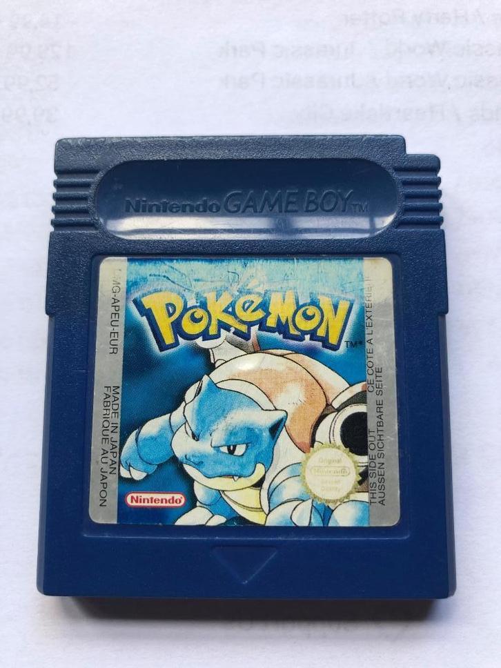 Pokémon blauw - Nintendo Gameboy (1), Games en Spelcomputers, Games | Nintendo Game Boy, Zo goed als nieuw, Overige genres, Ophalen of Verzenden