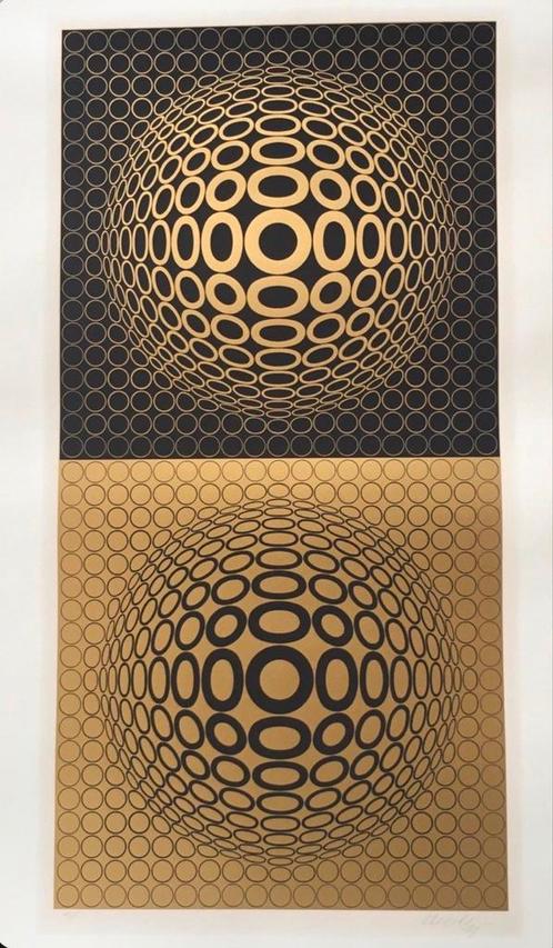 Victor Vasarely Meta VI 1976, Antiek en Kunst, Kunst | Litho's en Zeefdrukken, Ophalen of Verzenden