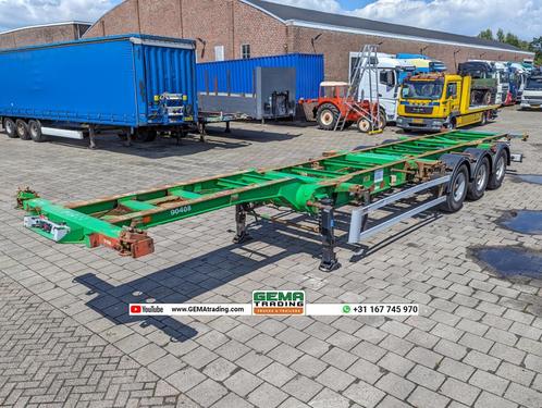 LeciTrailer 3-Assen BPW - DrumBrakes - Lift-As - 4800kg (O19, Autos, Camions, Entreprise, ABS, Remorques et Semi-remorques