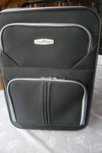 Spilbergen, mooie koffer-handbagage in stof., Comme neuf, Plastique souple, 50 à 60 cm, Enlèvement