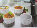 crème brulee brander en potjes, Huis en Inrichting, Ophalen, Keramiek, Nieuw, Kom(men)