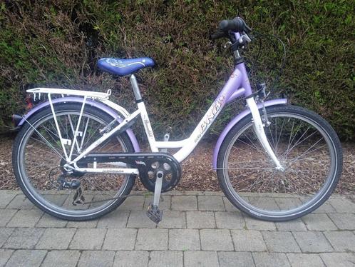 Meisjesfiets  Lila/Wit  BNB 24 inch in Goede staat, Fietsen en Brommers, Fietsen | Meisjes, 24 inch, Handrem, Versnellingen, Ophalen