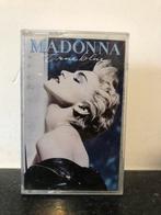 Madonna « True blue » cassette audio, Pop, Met bewaardoos, rek of koffer, Gebruikt, 1 bandje