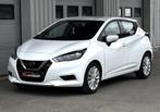 Nissan Micra 1.0/Benzine/Carplay/Airco/Cruise/Euro6d/Garanti, Euro 6, Wit, 5 zetels, LED verlichting