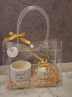 Gepersonaliseerd tasje met huisparfum en geurkaars, Enlèvement, Neuf